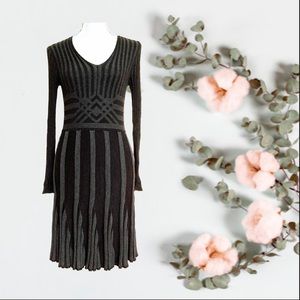 Black and gray sweater dress. NWT.